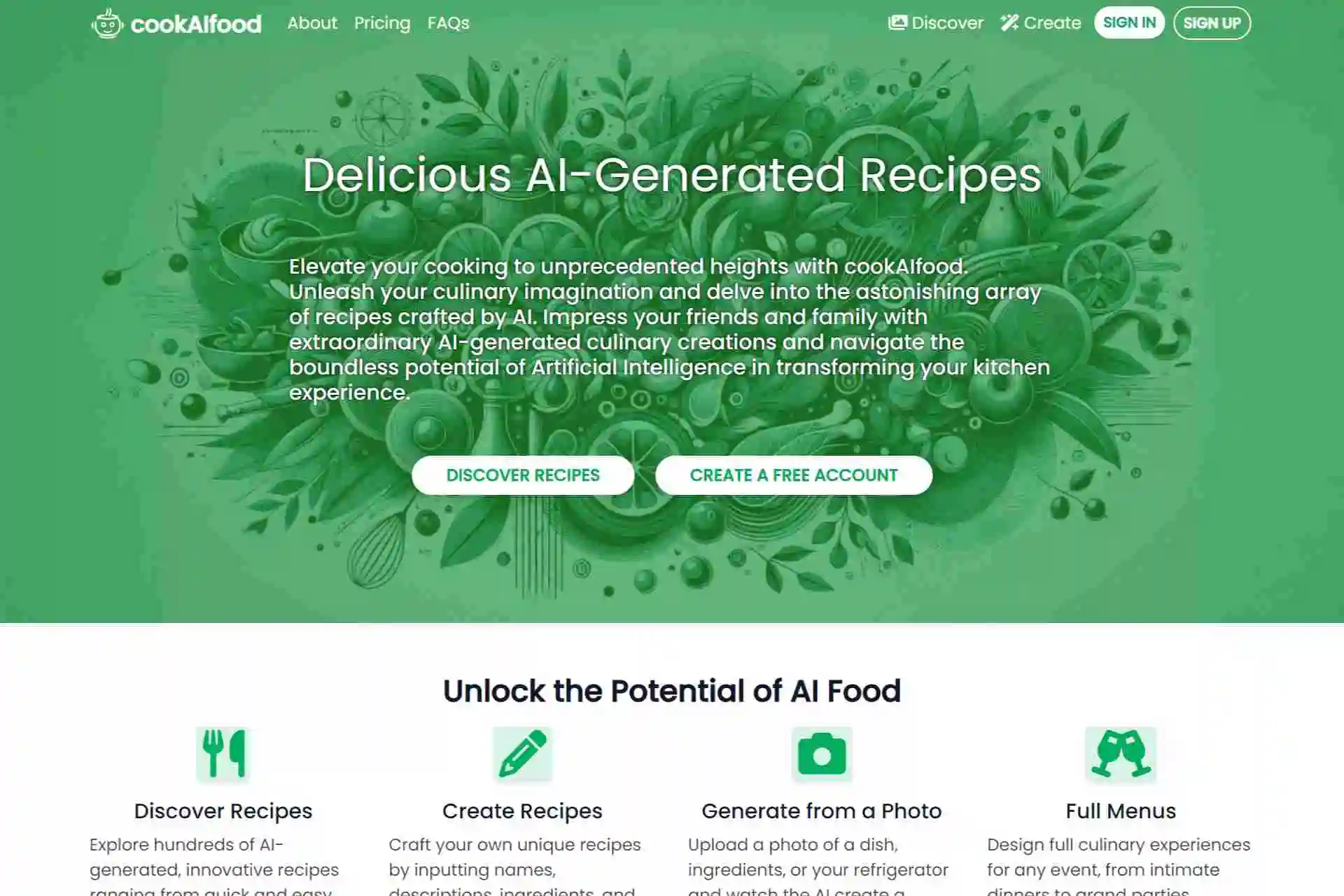 CookAIfood-Enhance your Taste and Recipe Experience with CookAIfood